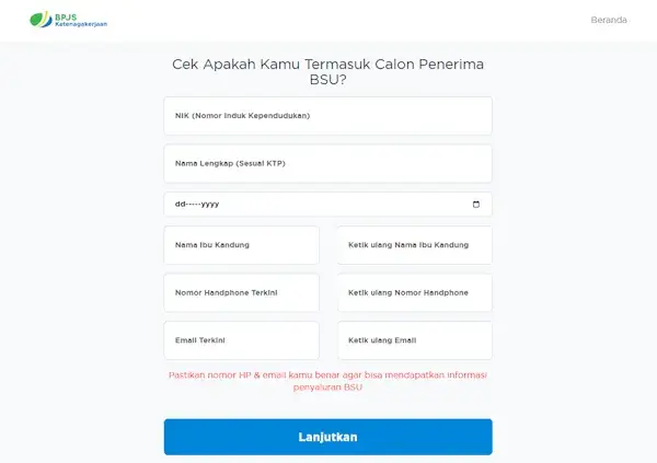 kapan bsu cair 2025