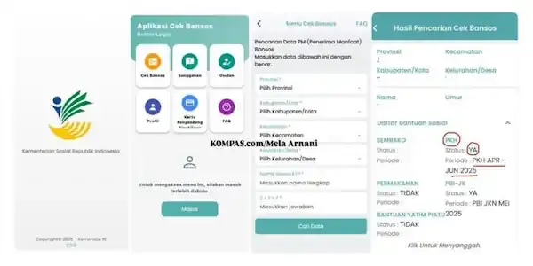 cek penerima bansos