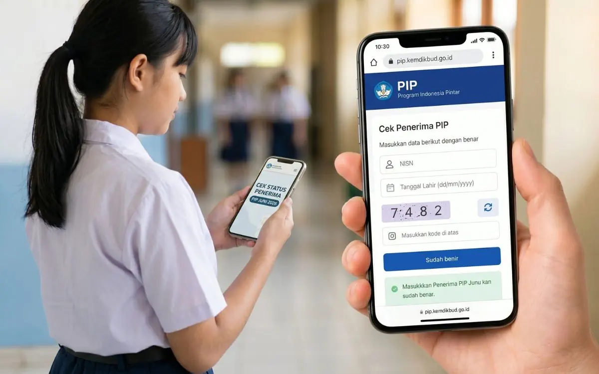 cara cek penerima pip