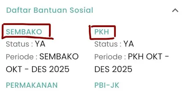 cara cek desil bansos