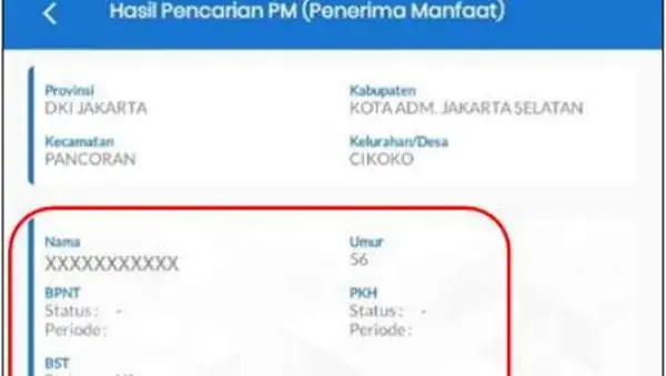 cek bansos pkh bpnt